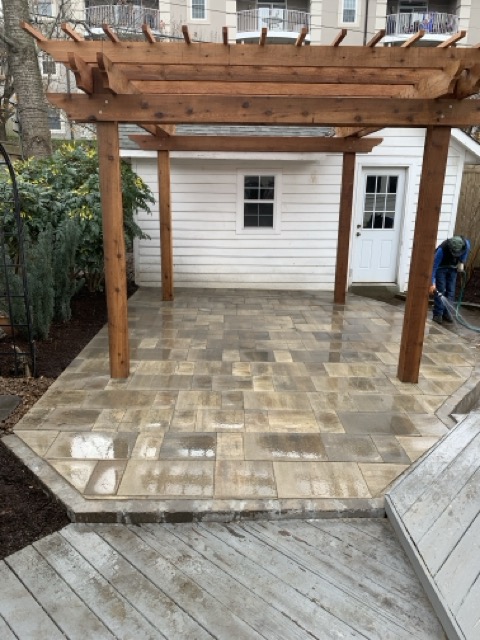 Garden Arbor Installation