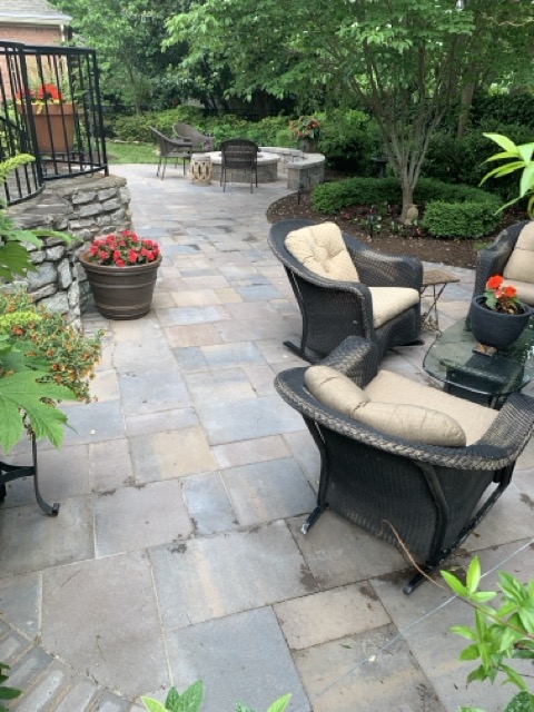 Large Format Paver Patio Franklin