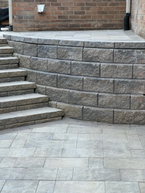 Stone Retaining Wall